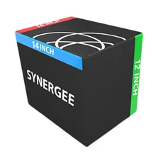 플라이오메트릭 점프 박스 휴대용 다용도 미끄럼 방지 3 in 1 민첩성 근력 훈련 컨디셔닝용, 02 Style B, 02 Style B