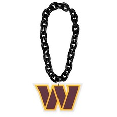 Aminco NFL 워싱턴 커맨더스 팀 팬 체인 블랙, Aminco NFL 워싱턴 커맨더스 팀 팬 체인, 블랙