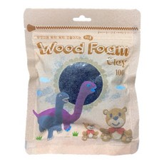 공예야 놀자 클레이공예 우드 폼 (지퍼)ㅍ100g 파랑, 1개