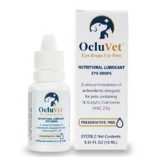歐可明OcluVet 寵物專用眼睛保養液16ml 台灣代理公司貨 雷射標籤, 1個, 16ml