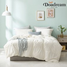 도아드림 코튼 앤 구스이불 사계절용 Q/S (3color), 크림화이트
