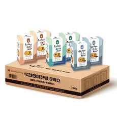 신화당제과 우리현미전병 6박스 기획세트, 1개, 756g