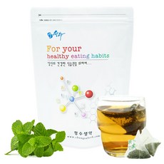 페퍼민트 삼각티백 50개입 100개입 허브티 차, 1g, 2개