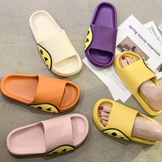 젤리 말랑 실내화 사무실신발 쿠션 스마일슬리퍼 여름