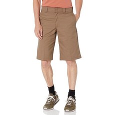 Dickies 남성용 쿨링 액티브 웨이스트 플랫 프론트 반바지 33cm(13인치) 버섯 V1 44