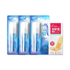 녹십자 피오쿨 구강스프레이 스피아민트 x 3개 프라그제거 + 지우개밴드 멸균밴드 10매, 1개