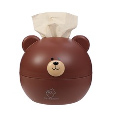 곰돌이 테드 두루마리 휴지케이스, 화이트, 1개