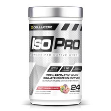 CELLUCOR 草飼分離乳清蛋白粉 水果穀物風味, 744g, 1個