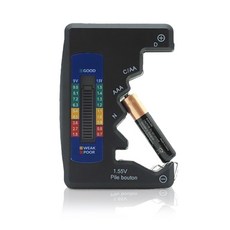 배터리 건전지 테스터기 잔량 측정기 무전원 멀티 테스터기, 1개