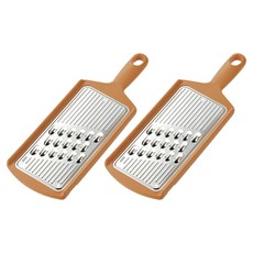 SHIMOMURA 下村 Fru-Veggie 紅蘿蔔刨絲器, 2個, 橘色