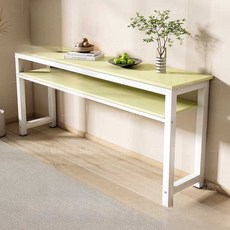 폭좁은 긴테이블 책상 침대 협탁 간이 보조 좁고긴, 1개