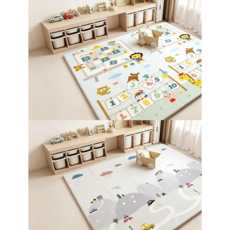 Lcuky 遊戲墊 寶寶爬行墊 嬰幼兒遊戲墊 20mm 加厚款, A數字拼圖B城市交通