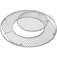 웹용 AOREWTGGH 그릴 교체용 8835 업그레이드된 22.5인치 불 주전자 공연자 마스터터치 고메 바비큐 시스템 힌지 쿠킹 그리드 21.5인치 웨버용, 8835 for Weber