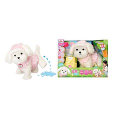 오줌싸개 푸들이 강아지인형, 1개, 혼합색상