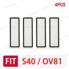샤오미 호환 S40 / OV81 로봇 클리닝기 액세서리 메인 사이드 브러시 천 헤파 필터 먼지 봉투 교체 부품, 06  녹색