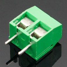 20 나사 0MM 녹색 파란색과 KF301 고정 KF301PCB 2P 터미널 블록 스트레이트, 20pcs, Green