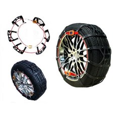 스노우체인(국내산) 2단 조절식 오토체인 6호 자동차용품 타이어용품 체인 스노우체인 오토체인 자동조임체인 2단조절식체인 우레탄체인 미끄럼방지 눈길 빙판길 안전운행 간편장착체인+동아, 빠른배송