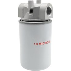 ETAKWARD 221006 25 GPM 플로우 250 PSI 압력 스핀온 필터 어셈블리 유압 오일 10 마이크론 여과 34 NPTF 포트 석유 기반 유체용 로터리