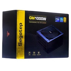 Segotep 鑫谷 GM 1000W電競玩家用專業電源, 100-240VAC
