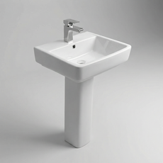 [고치고] L-220 1홀긴다리 세면대 부속포함 전국배송 출장설치, 화이트