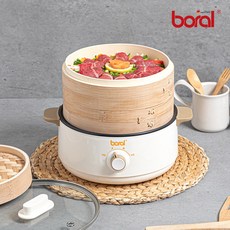 대나무찜기 멀티쿠커 전기냄비 다용도찜기