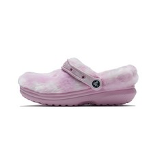 crocs 卡駱馳 絨毛洞洞鞋 207303-6SU, 230mm(M4/W6)