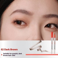 주디돌 3프롱 워터 아이브로우 펜 방수 롱래스팅 스머지프루프 내장 코트 와일드 브로우 에이교살 메이크업284752, 02