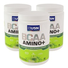 Usn BCAA風味蛋白質保健粉 青蘋果味, 3個, 330克