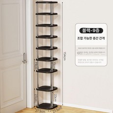 정리대 수납장 정리함 드레스룸 투명 선반 가정 간이 틈새 명풍가방보관, 1개, 구층 17x6+25x2 B