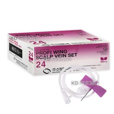 신창 나비침 24g 50개입 스칼프베인 나비바늘 피하수액, 1개