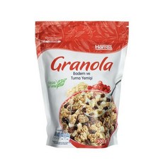 아침식사 그래놀라 해외 대용량 Harras Almond & Cranberry Granola (300g) – 바삭하고 아침 시리얼 고섬유질 글루텐 프리 비건 요거트 우유 또 스무, 1개, 10.5 oz, 300g, 1개