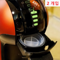1+1 돌체구스토청소 캡슐 커피 머신 청소 세척 컵 캡 액세서리 1세트 클렌징 부품, 흰색, 2개