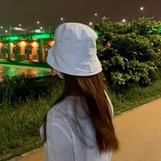 COD 女士夏季漁夫帽蹦極帽, 四季用, 象牙白