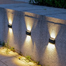 비상 태양광 벽부등 10LED 전구 조명 야외 램프 전등 1개, 전구색