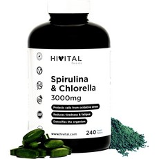 유기농 스피루리나 클로렐라 3000mg 240정, 1개