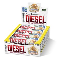 Perfect Sports Diesel 紐西蘭蛋白棒 白巧克力 焦糖 花生, 12個, 50g