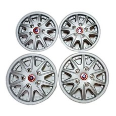 現代 小霸王貨車 專用輪胎蓋 (KIA 卡旺通用) 13吋/15吋, 銀, 1套