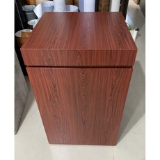 欣欣水族 魚缸底櫃 紅豆杉木紋穩固底座 簡約風, 1個, 長45*深30*高88