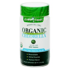 GREEN FOODS 小球藻 200mg 片劑素食無麩質, 1個, 300 件