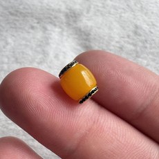 天然瑪瑙直切珠 DIY配飾散珠, 黄色,天然玛瑙贴片直切10*8mm, 黃色
