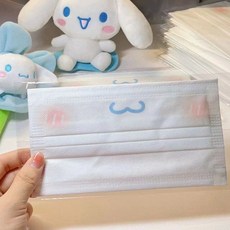 볼터치 일회용마스크 50장 고양이 강아지 큐트 덴탈마스크, 강아지 100장(개별포장), 1
