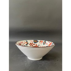東昇瓷器餐具 花熊7吋拉麵碗, 1個, 7吋拉麵碗直徑17.5高6.8容量700