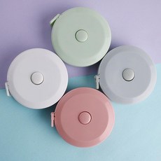 액티비안 휴대용 미니 원터치 줄자 LMCF-0007, 화이트