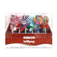 리본 롤리팝 고급 수제캔디 대용량 24입, 1개, 288g