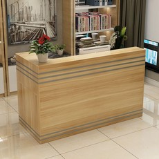 카운터 테이블 업소용카운터 계산대 인포 식당 옷가게, 140x80x110cm, 호두가 우회전