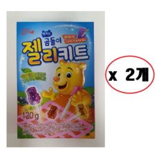 브레드가든 곰돌이 젤리키트, 120g, 2개
