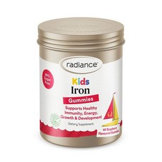 래디언스 키즈 철분 40구미 젤리 구미 Radiance Kids Iron, 1개, 45정