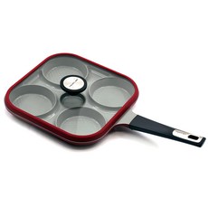 네오플램 스팀플러스 팬 + 사각뚜껑, 27cm, 1개