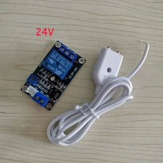 누수탐지기 5V 12V 24V 누수 감지기 릴레이 모듈 장치 센서 경보, 1개, 04 24V board and sensor