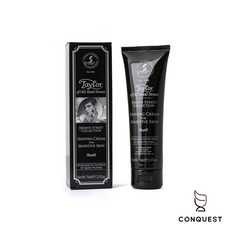 【CONQUEST】Taylor of Old Bond Street 傑明刮鬍膏 75ml 敏感肌膚適用，溫和配方，享受舒適刮鬍體驗, 1個